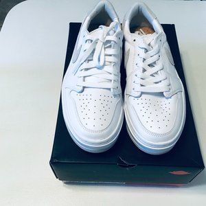 Womens Nike Air Jordan, 1 Elevate Low, White/Grey, Size 10 - DH7004-110